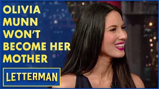 Olivia Munn Doesn't Want To Become Her Mother | Letterman