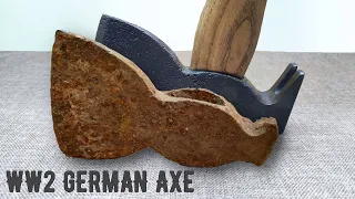 Satisfying Restoration of Rare WW2 German PIONEER AXE