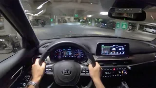 2020 Kia Telluride SX AWD - POV Night Drive (Rain)
