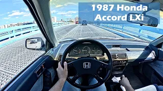 POV Drive (HD 4K) - 1987 Honda Accord Hatchback LXi 5-speed Manual