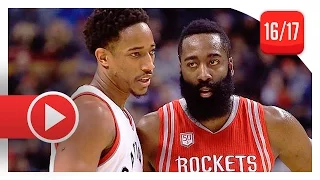 James Harden vs DeMar DeRozan EPIC Duel Highlights (2017.01.08) Rockets vs Raptors - MUST WATCH!