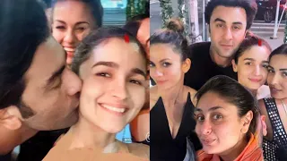 Alia Bhatt and Ranbir Kapoor Enjoying First Party with Kapoor Members after Wedding