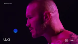 Randy Orton Gets Hit With A Fire Ball 1-11-21