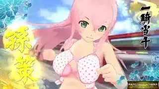 Senran Kagura Estival Versus Sakura Swimsuit Sonsaku Hakufu Gameplay