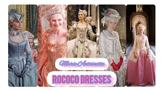 French Royal Fashion Marie Antoinette Movie 18 Century Rococo Outfit Dresses #rococo #movie #fashion