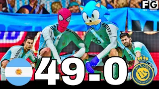 FIFA 24 | GIANT SPIDERMAN, GIANT SONIC, MINI MESSI, MINI RONALDO PLAYING TOGETHER