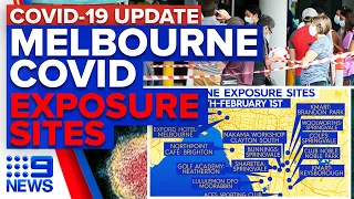 Melbourne quarantine worker tests positive, exposure sites revealed | 9 News Australia