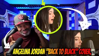 Angelina Jordan "Back to Black" Cover, with KORK, improvised lyric. - Producer Reaction