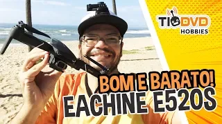 DRONE EACHINE E520S BOM E BARATO PARA INICIANTES COM GPS E CAMERA HD PARECE DJI MAVIC 2 PRO