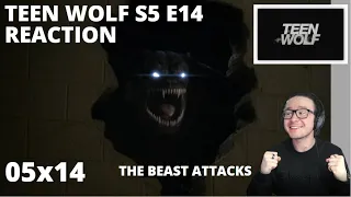 TEEN WOLF S5 E14 THE SWORD AND THE SPIRIT REACTION 5x14 THE BEAST ATTACKS & CAN MALIA KILL HER MOM