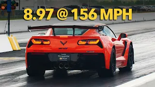 8.97 @ 156 MPH 2019 ZR1 Corvette 1/4 Mile
