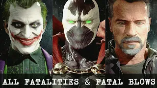 Mortal Kombat 11 - Spawn, Joker & Terminator All Fatalities And Fatal Blows (2020)