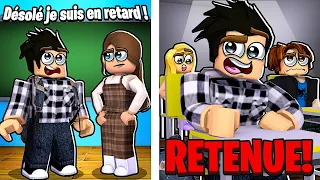 J'étais EN RETARD À L'ÉCOLE dans Roblox...