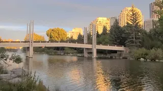 Walking Tour in NATURE | ASMR BACKGROUND | CALGARY Alberta CANADA