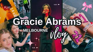 GRACIE ABRAMS CONCERT VLOG | Good Riddance Tour - Melbourne