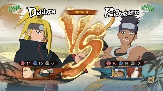 Naruto Shippuden: Ultimate Ninja Storm 4, Deidara/Shikamaru/Kakashi VS Kidomaru/Killer Bee/Nagato!