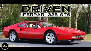 FERRARI 328 GTS 1989 - Test drive in top gear - V8 Engine sound | SCC TV