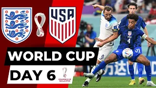 Pulisic hits CROSSBAR, holding England to GOALLESS draw | England 0 - 0 USA | FIFA World Cup