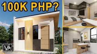 100K PESOS SMALL HOUSE DESIGN 4X4 FLOOR PLAN