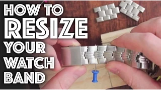 How to Resize / Adjust a Watch Band