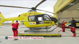 🇦🇹 🚁 🚑 2022 war Rekordjahr für ÖAMTC-Flugrettung (ORF ⎪ 03.01.2023)