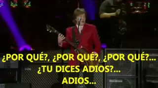 Paul McCartney- Hello GoodBye (Subtitulada Español) (Zócalo México: 2012)