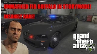 (GTA 5) How to glitch the unmarked FIB Buffalo into storymode!