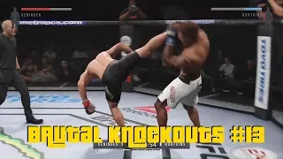 EA Sports UFC 2 - Best Brutal Knockouts Compilation #13