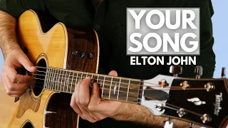 Your Song by Elton John - Fingerstyle Guitar Lesson