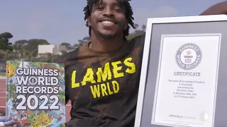 #WorldRecords #motivation - The - Fastest Man On Two Hands - wrestler and athlete Zion Clark.