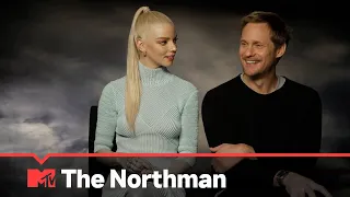 Anya Taylor-Joy & Alexander Skarsgård Talk Naked Fights & G Strings In The Northman | MTV Movies