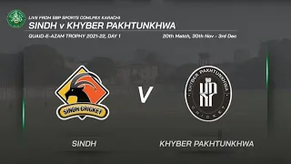 LIVE | Sindh vs KP | Day 3 | Quaid e Azam Trophy 2021 | PCB