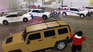 They STOLE a car and nearly shot an officer!! | Liberty County Roleplay (Roblox)