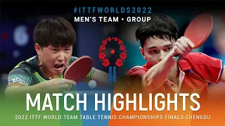 Highlights | Tomokazu Harimoto (JPN) vs Eduard Ionescu (ROU) | MT Grps | #ITTFWorlds2022