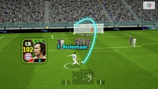 Best Build Up CB 🔥 Epic Booster F. Beckenbauer in efootball2024 Mobile