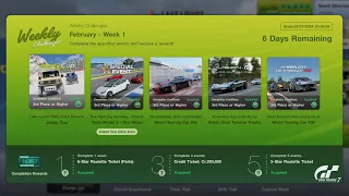 Gran Turismo 7 | Weekly Challenge February Week 1 All Events & Special Event [4KPS5]