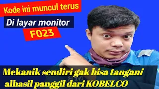 Alat berat kobelco 330- trobel muncul nya kode error di excvator