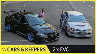 Mitsubishi Lancer Evo 8 MR vs GSR Acceleration - Cars and Keepers