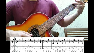 Dust in the Wind (Kansas) Fingerstyle + Tutorial TAB