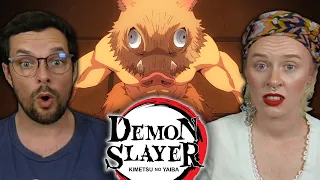 Demon Slayer | 1x12 The Boar Bares its Fangs, Zenitsu Sleeps - REACTION!