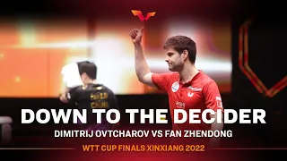 Dimitrij Ovtcharov vs Fan Zhendong Decider | WTT Cup Finals Xinxiang 2022