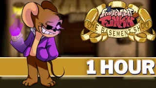 MUCHO MOUSE - FNF 1 HOUR Perfect Loop (VS Jerry Tom's Basement Show 2.0 Tom & Jerry Creepypasta)