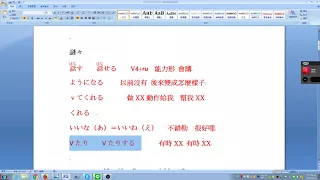 新版中級學日本語(三訂版) 第1課