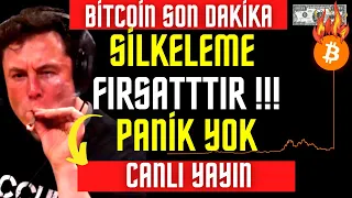 BİTCOİN CANLI YAYIN SİLKELEME GELDİ NE OLACAK | #bitcoin #canlıyayın