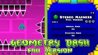 Stereo Madness Full Version (All Secret Coins) | Geometry Dash Full Version | By Traso56