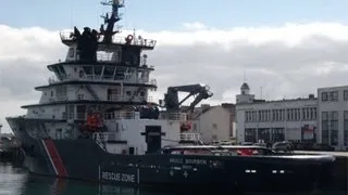 Abeille Bourbon - massive Salvage Tug moored at Brest Harbour