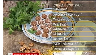 Цукерки із сухофруктів та горіхів – рецепти Сенічкіна