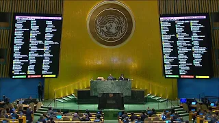 UN votes symbolically in favor of Palestinian membership | AFP
