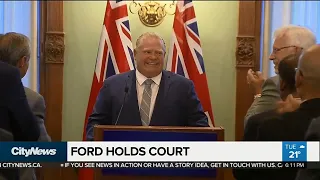 Doug Ford holds first caucus meeting