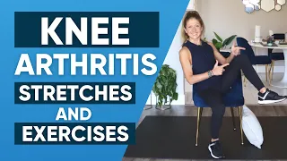 Knee Arthritis Stretches and Exercises Full Routine (KNEE PAIN RELIEF!)